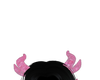 pink cyrstalized horns 