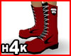 H4K Boxing Boots Red