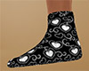 Heart Socks 7 flat (F)
