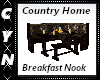 Country H Breakfast Nook