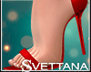 [Sx]Berry Red Sandals