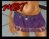 (T) Purple Fringed Skirt