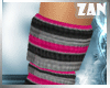 -!z!- striped knit boots