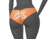 Orange Mini Shorts