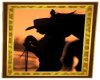 Cowgirl Silhouette Horse