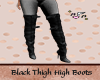 Black Thigh High Boots