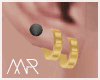달 | Gold Earring R