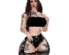 black top + tattoo