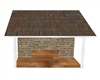 brown brick shed