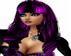Purple/Black Nicky Hair