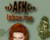 AFK Head Sign