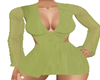 Green Silk Dupioni Dress