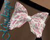 ~M~ Pink Wht Thigh Bow R