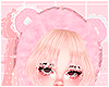 Bear scarf pink
