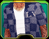 Blue Lv Open Shirt