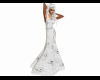 White lace flower dress