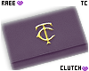 ® Tc. Dark Grey Clutch