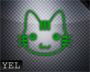 [Yel] Cat G10 sticker