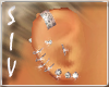 Cluster Earrings Diamond