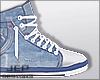 .:J|Denim blue shoes:.