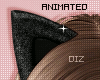 !!D Kitty Ears Black