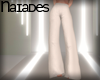 N| Knit flare trousers