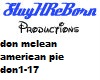 don mclean american pie