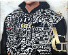 Ⱥ™ Graphic Black Hood
