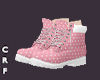 CRF* Pink Heart Boots