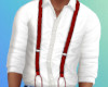 Shirt w/Red Suspenders