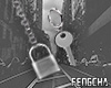 冯 Padlock Earrings