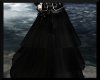 Gothic black long skirt
