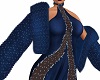 BC BEL COAT GLITTER BLUE