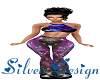 SW Purple Abstract Flower Outfit