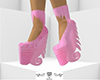 Heels Crocodile Pink