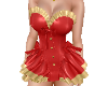 Christmas Red Gold Dress