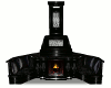 Noir PVC Fireplace