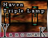 !Yk Refugio Triple Lamp