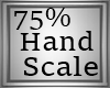 75% Hand Scale