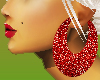 *s* earring red