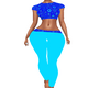 Aqua Blue leggings