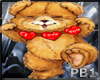 {PB}V-Day Bear Sticker