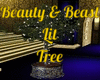 Beauty & Beast Lit Tree