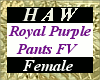 Royal Purple Pants FV