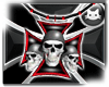 Iron Cross B/R Necklace