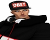 Black Obey SnapBack