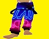 pantalon dj fluo