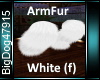 [BD]Arm Fur White (f)