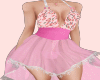 $M$ Dress flower pink~D