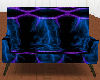 Blue Lightning Couch